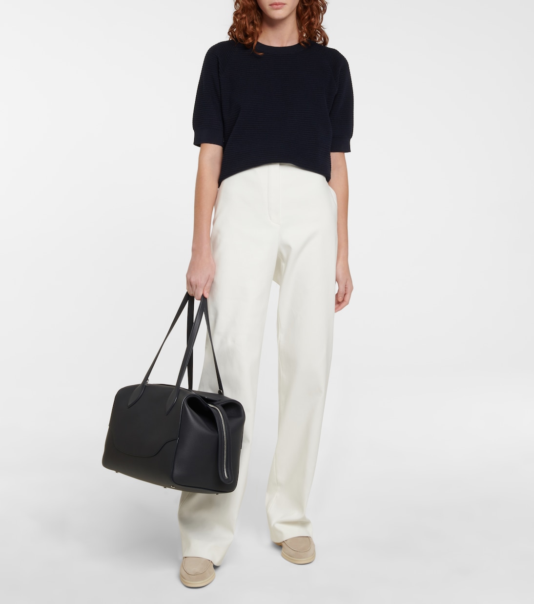 Sac Sesia Happy Day Medium en cuir | Loro Piana