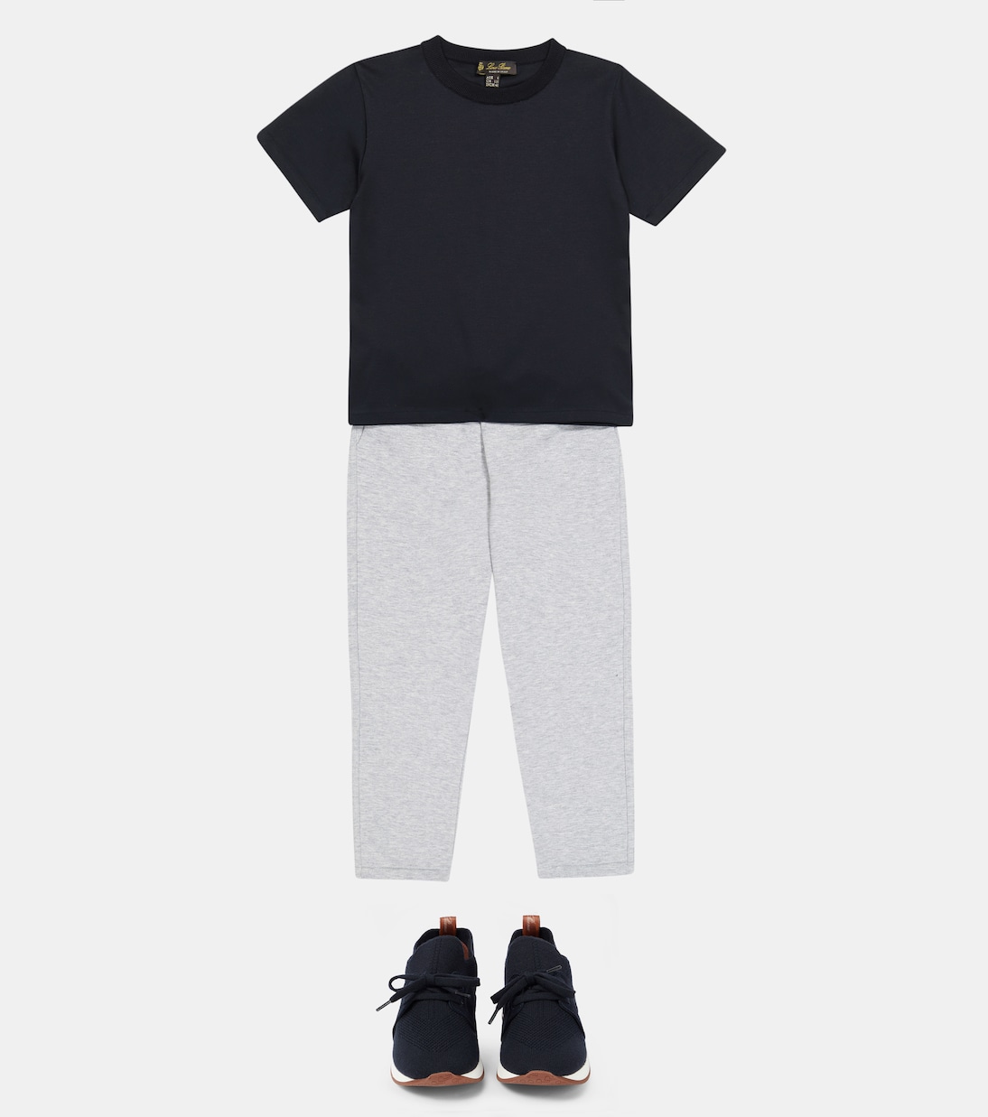 Camiseta en punto fino de algodón | Loro Piana Kids