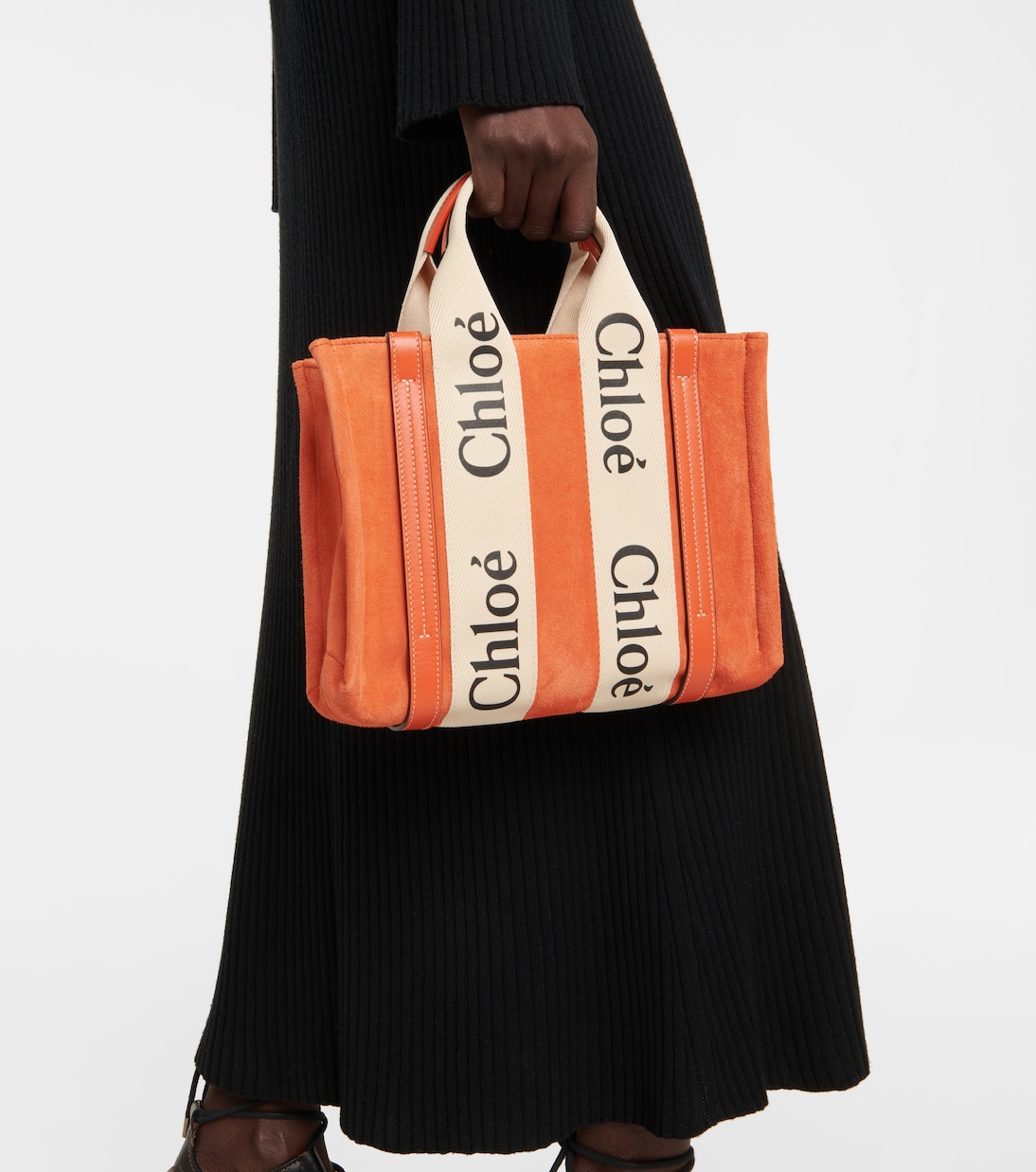 Borsa Woody Large in suede | Chloé