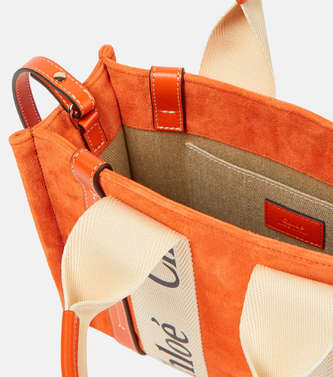 Borsa Woody Large in suede | Chloé
