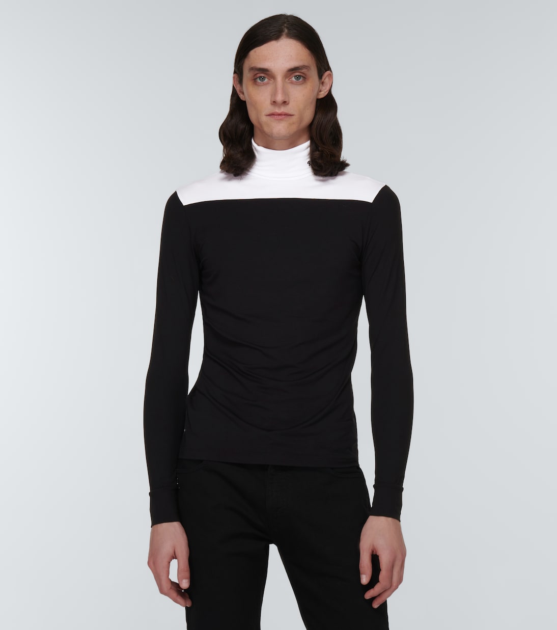 Turtleneck jersey sweater | Raf Simons