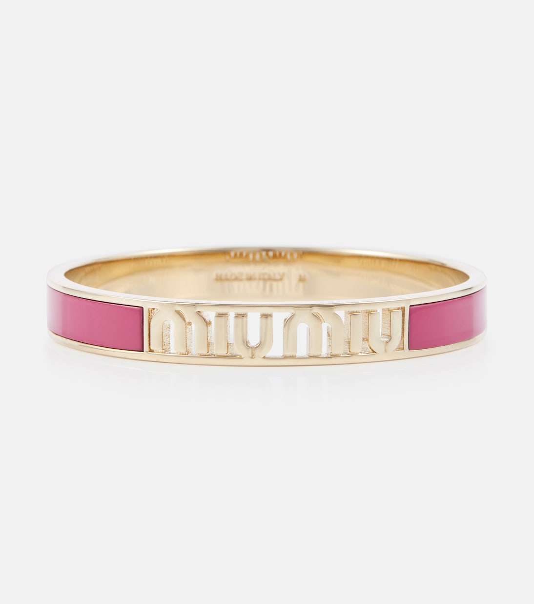 Bracelet en émail à logo | Miu Miu