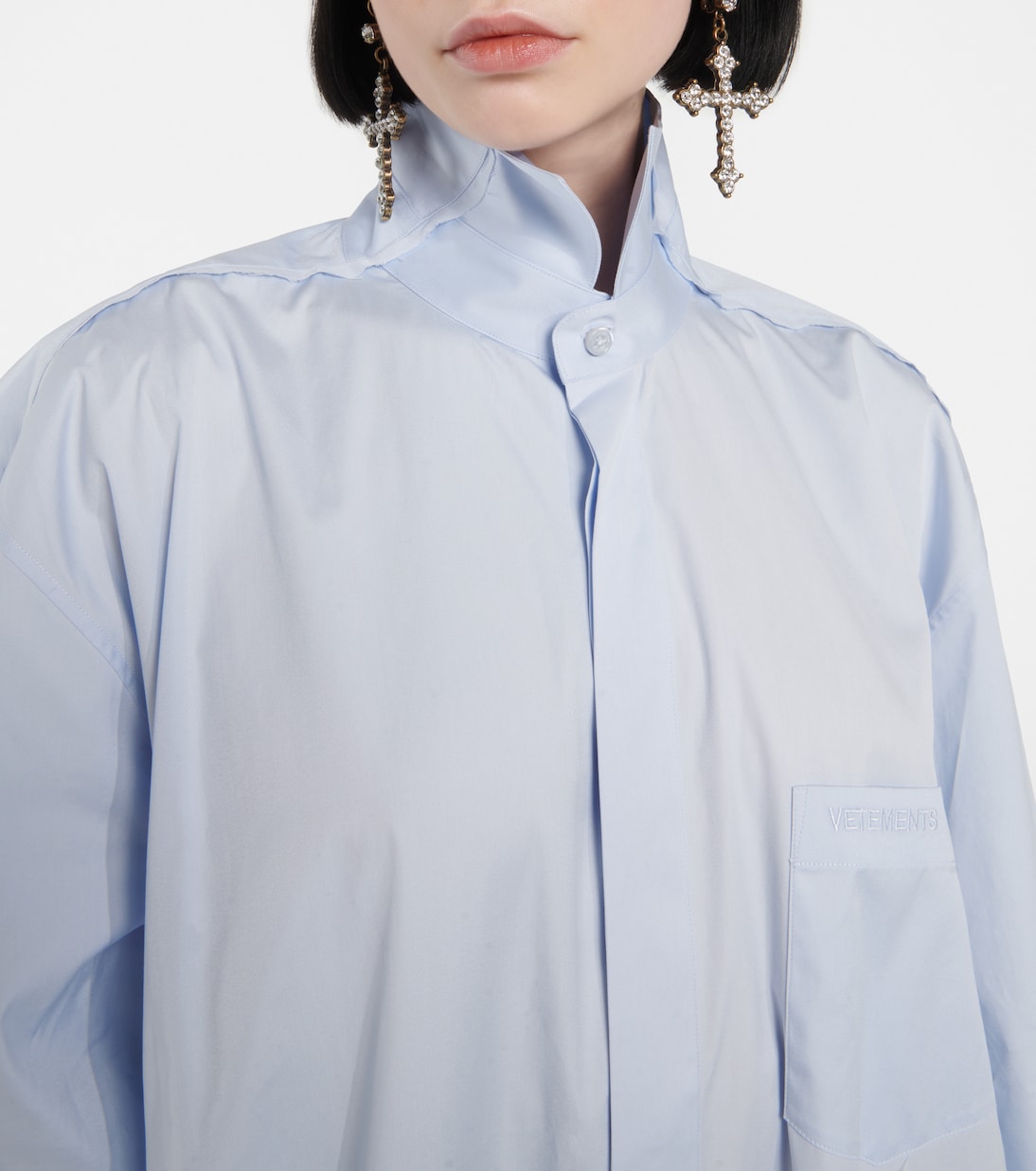 Robe chemise en coton | Vetements