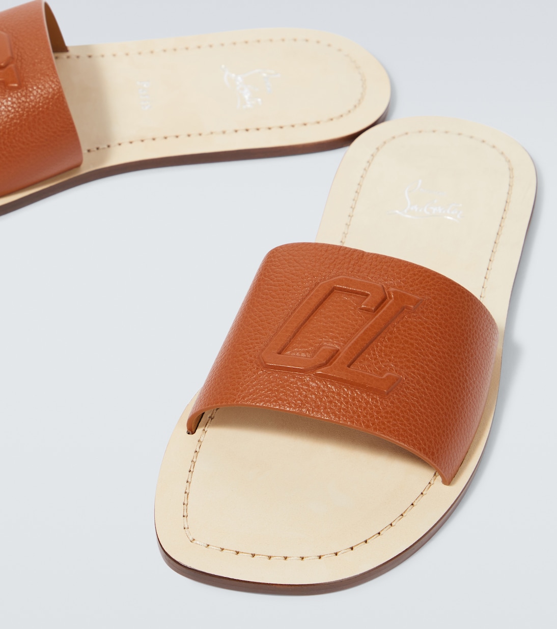 Varsicool leather slides | Christian Louboutin