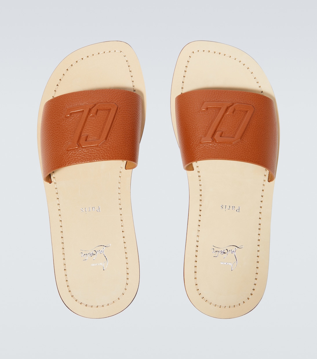 Varsicool leather slides | Christian Louboutin