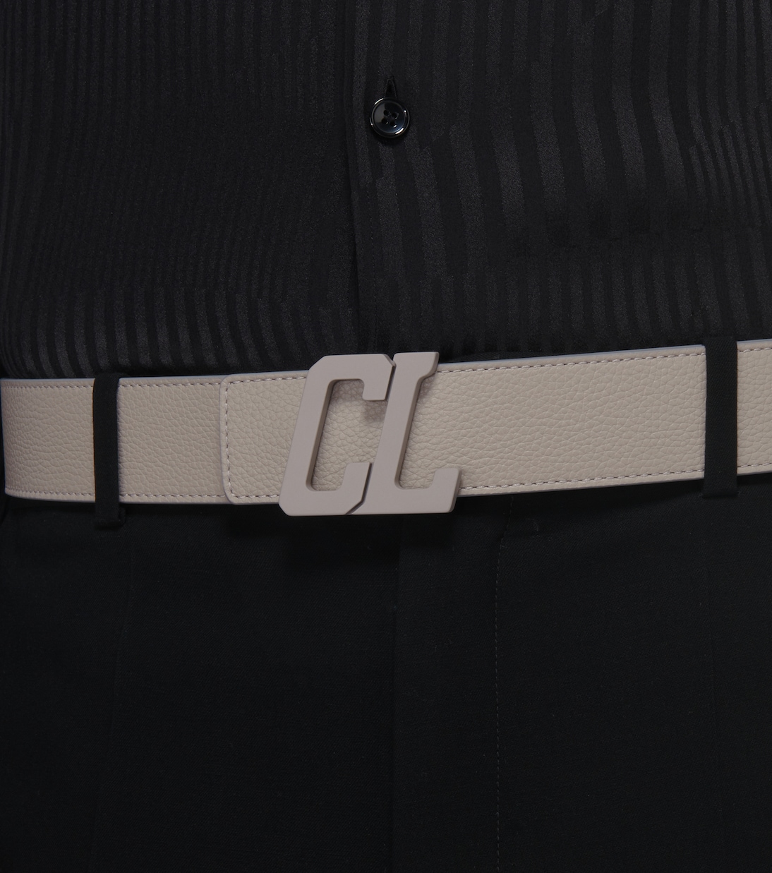 Happy Rui CL Logo leather belt | Christian Louboutin