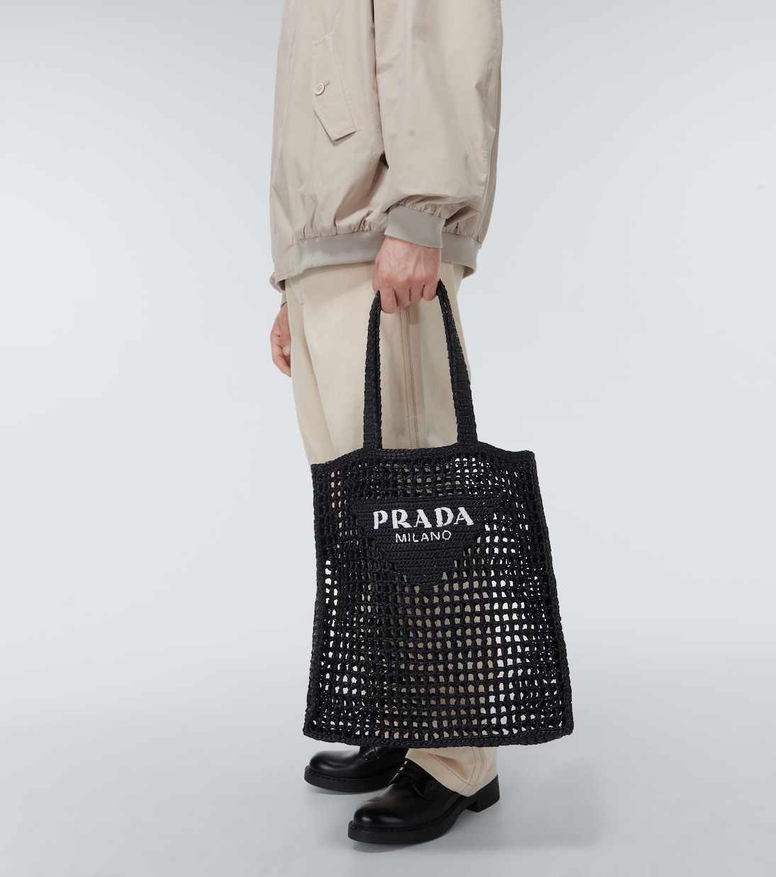 Tote aus Häkelstrick | Prada