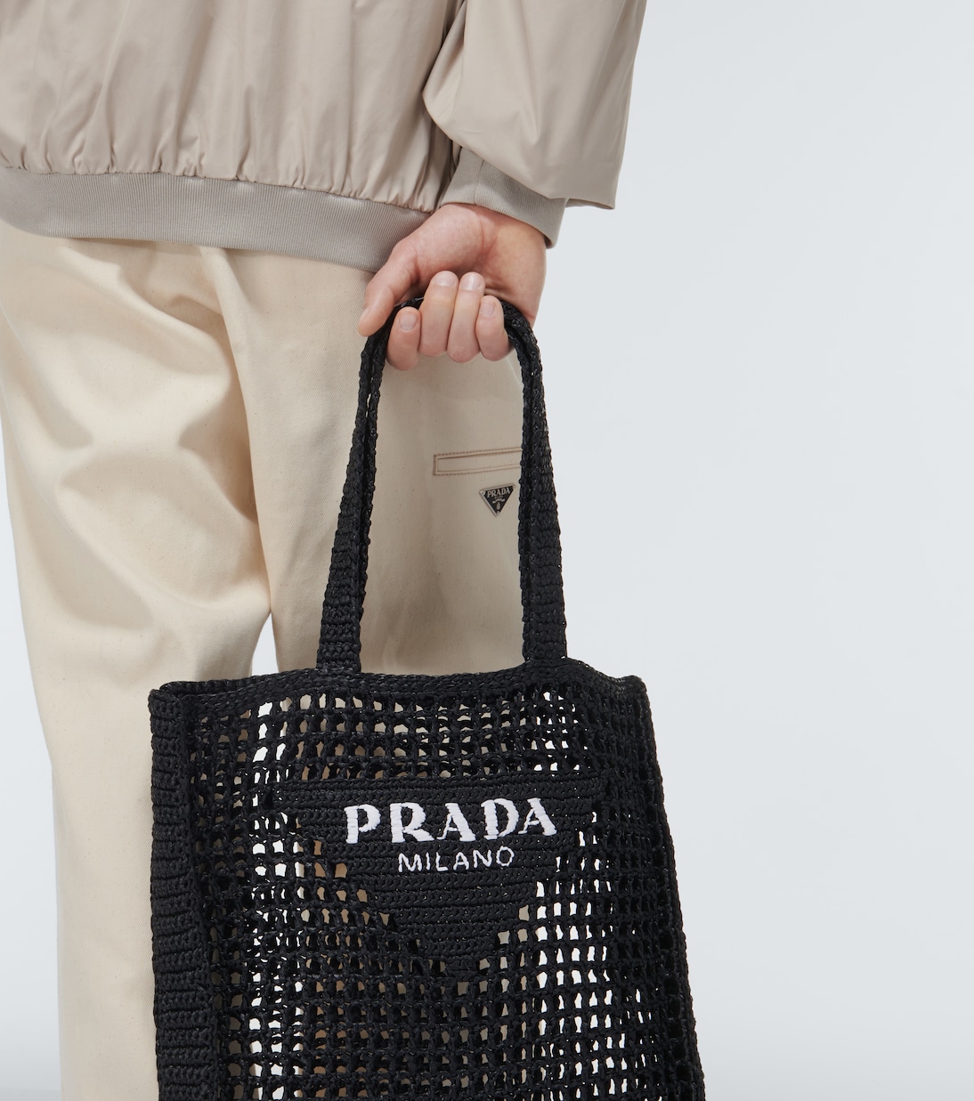 Tote aus Häkelstrick | Prada