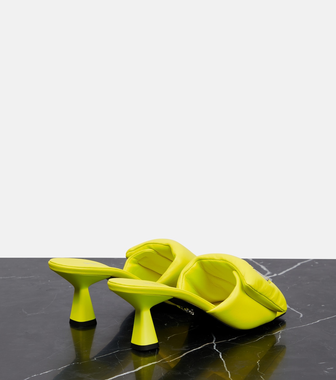 Mules in pelle imbottite | Prada
