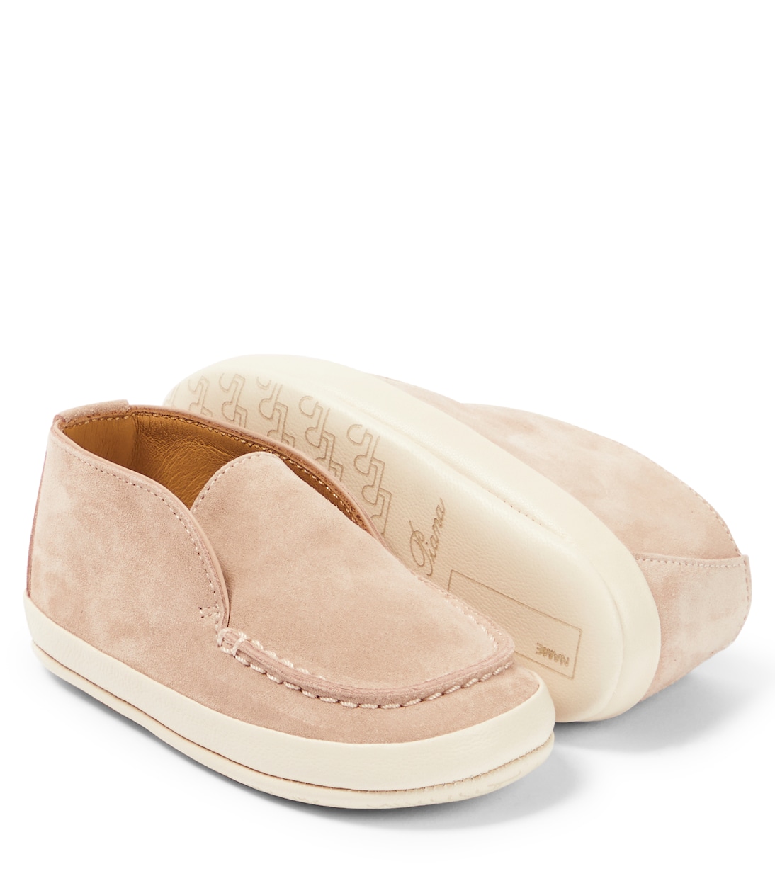 Baby Open Walk Chukka booties | Loro Piana Kids