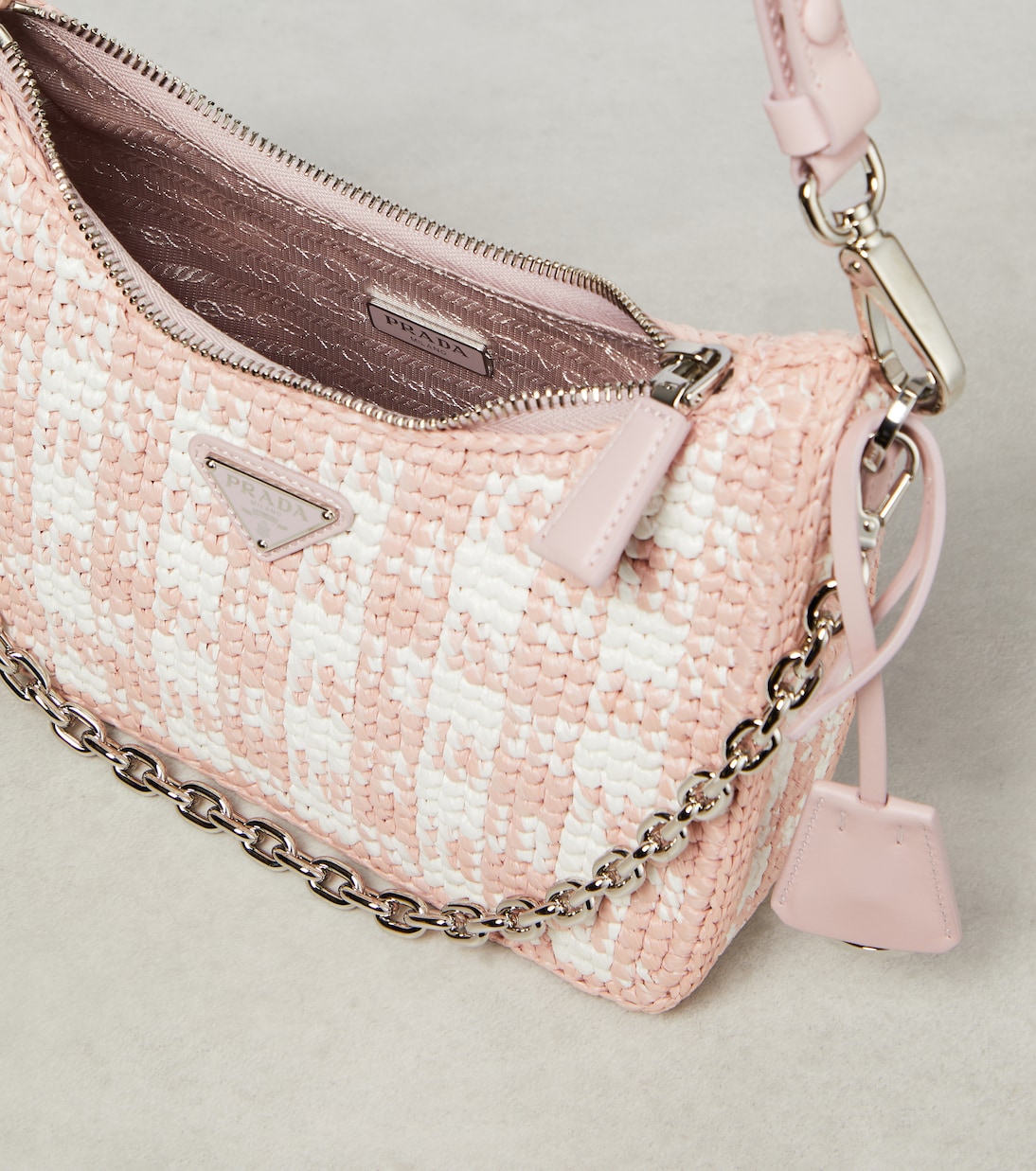 Schultertasche Re-Edition mit Leder | Prada