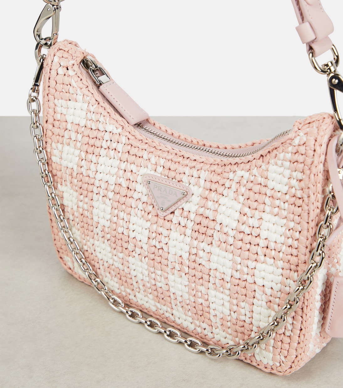 Schultertasche Re-Edition mit Leder | Prada