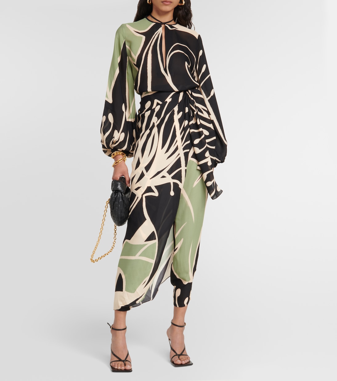 Printed silk georgette blouse | Johanna Ortiz