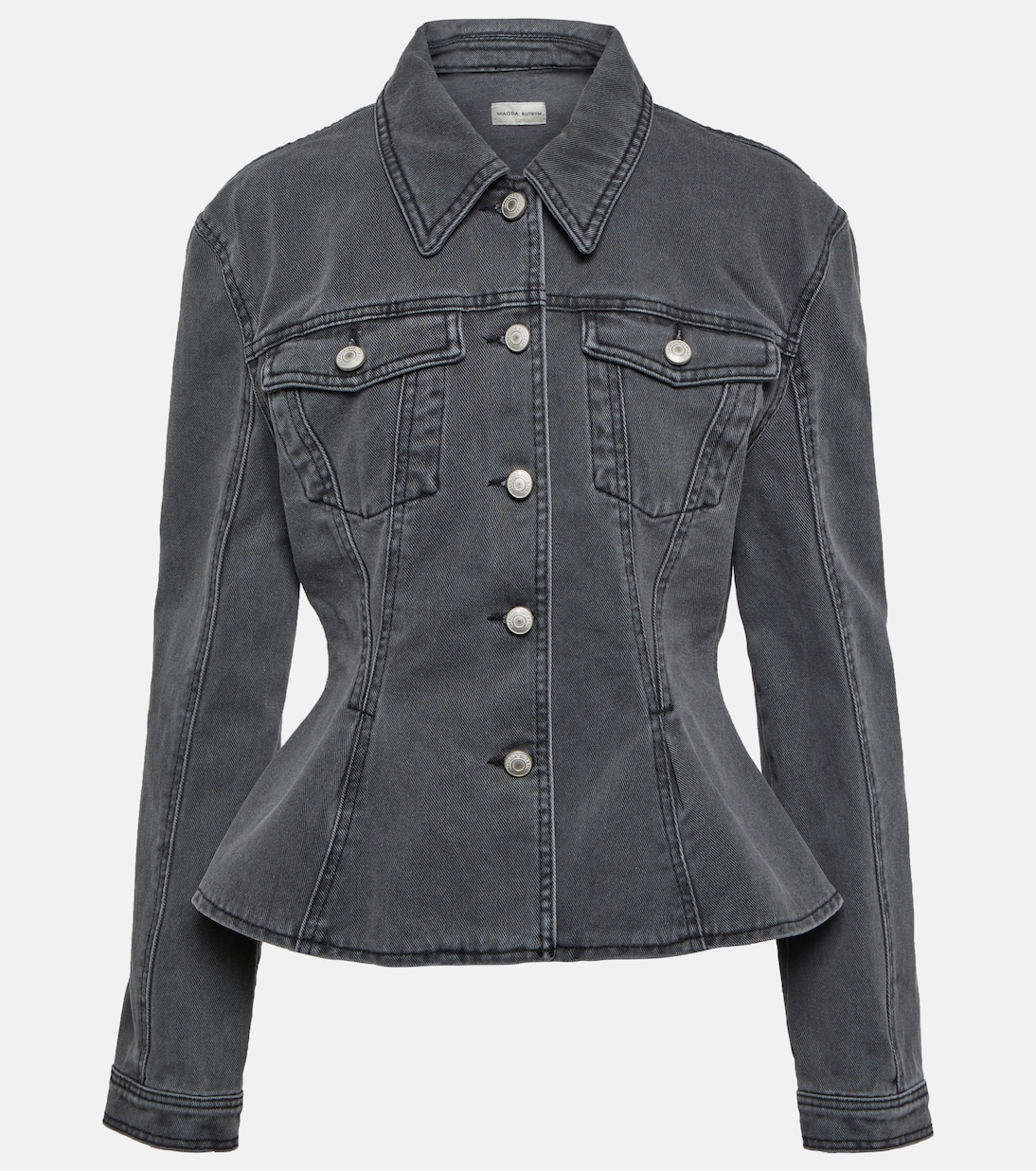 Peplum denim jacket | Magda Butrym