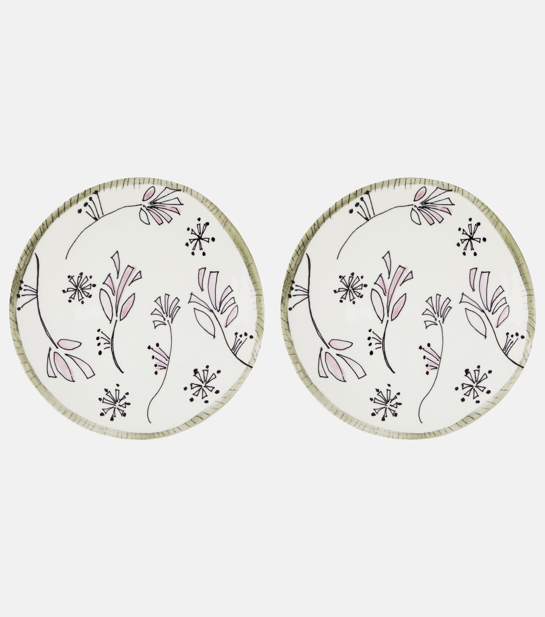 x Marni Fiore Rosa set of 2 dinner plates | Serax