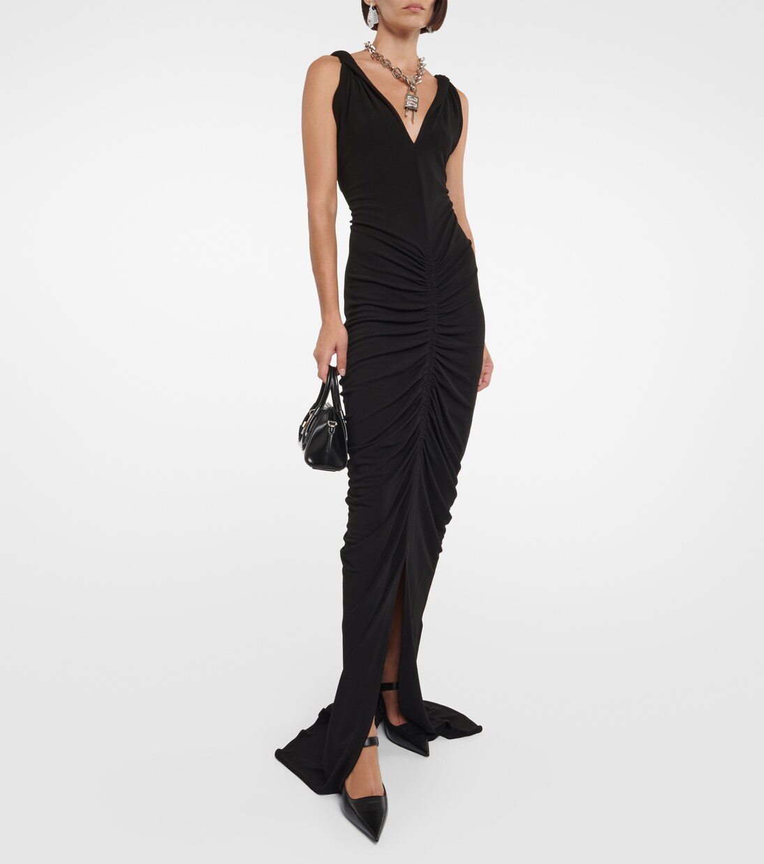 Ruched jersey gown | Givenchy