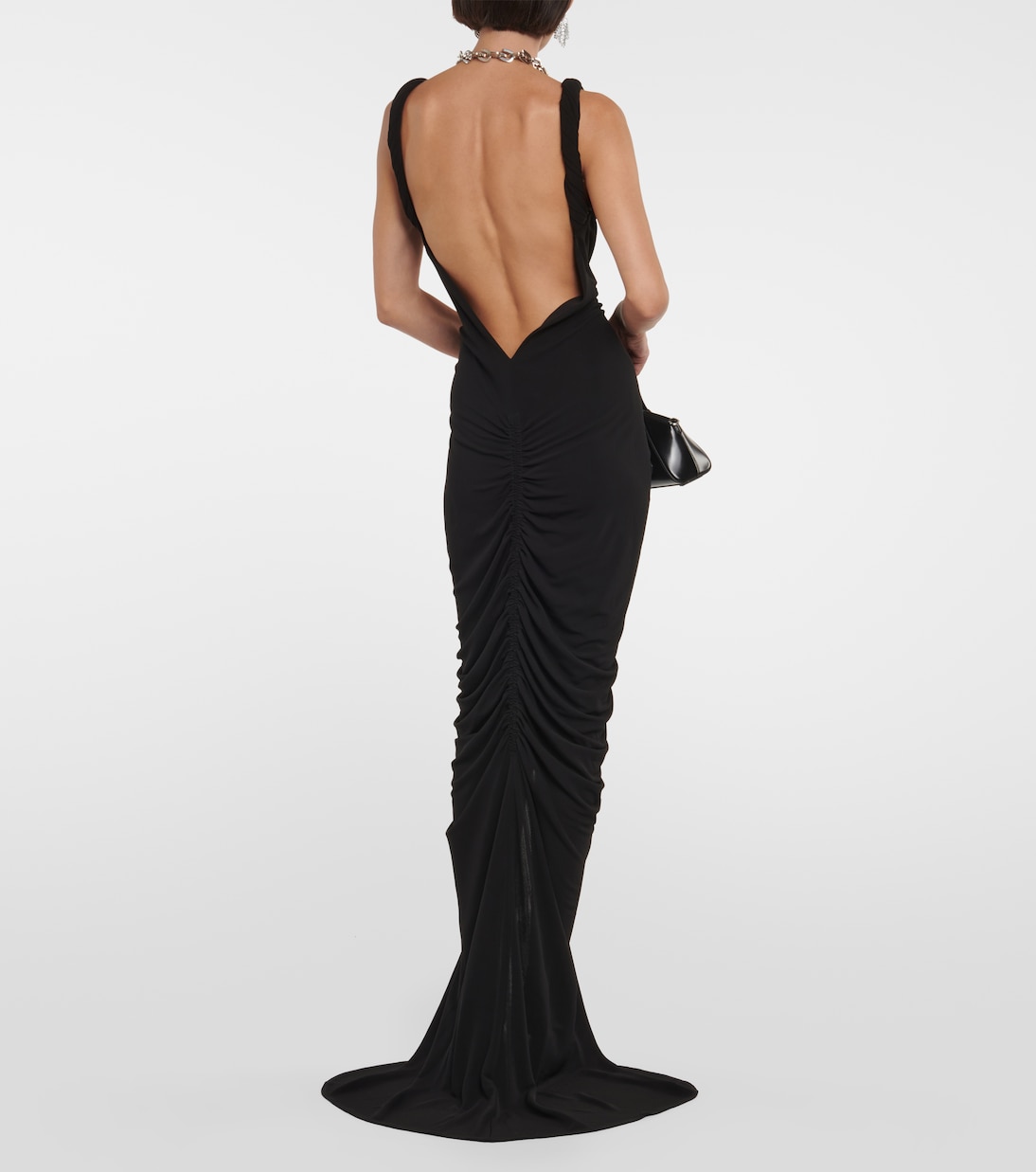 Ruched jersey gown | Givenchy