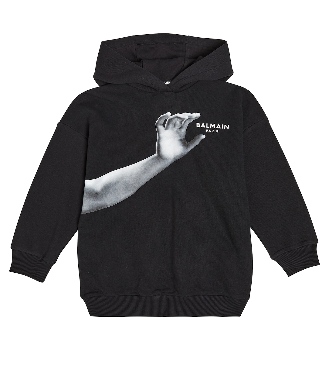 Sudadera con capucha de algodón | Balmain Kids
