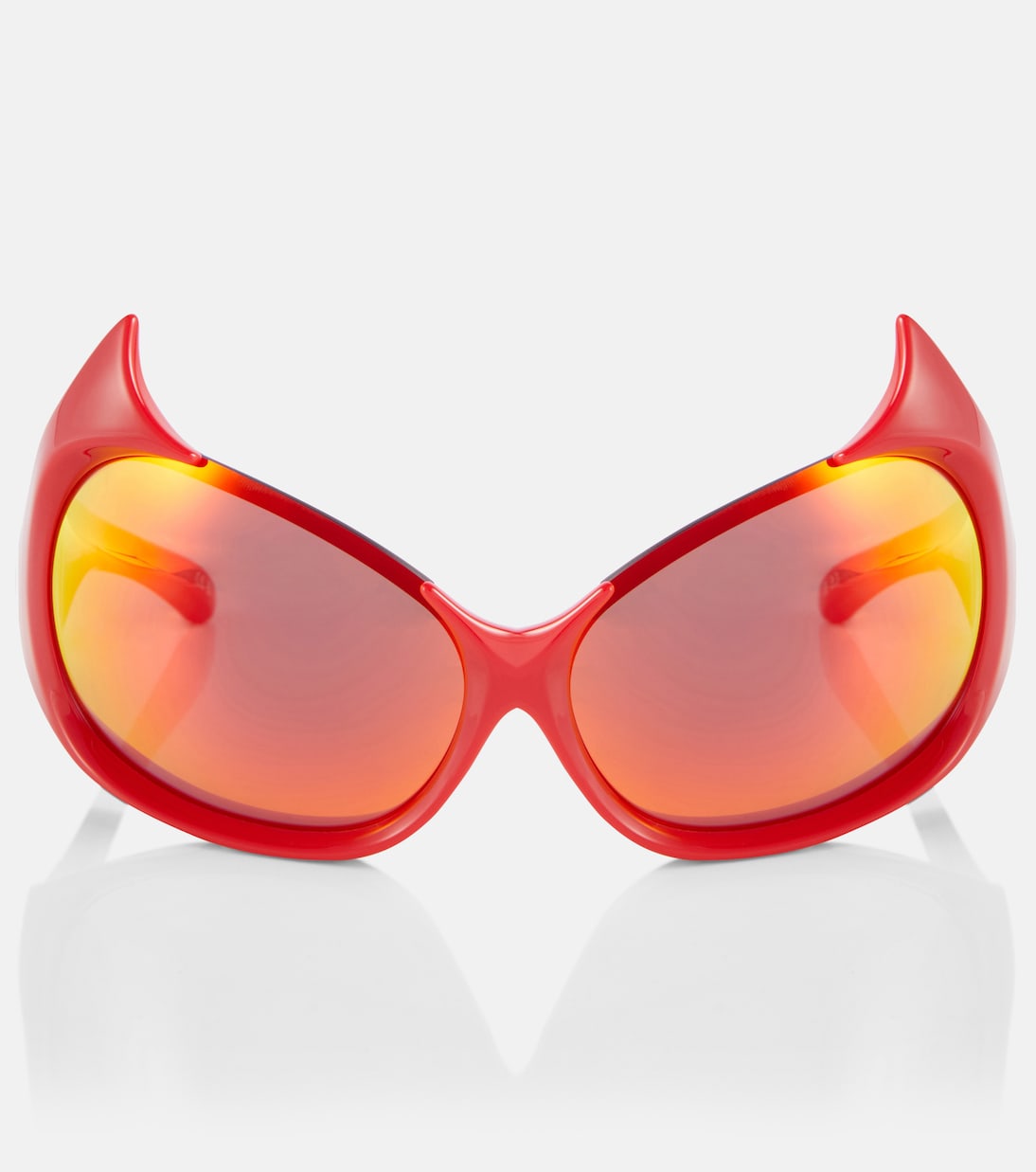 Balenciaga red sunglasses 2025