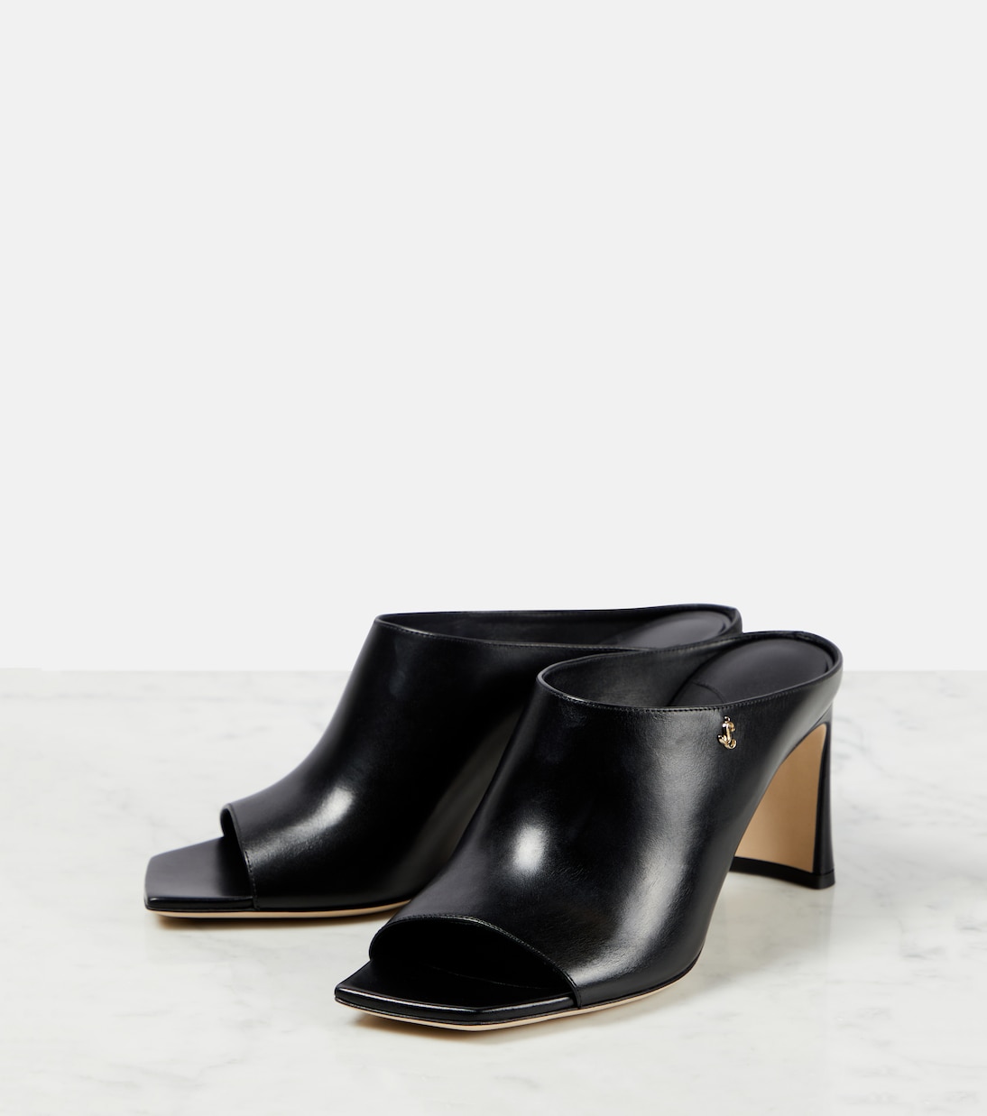 Pantoletten Kinley 75 aus Leder | Jimmy Choo