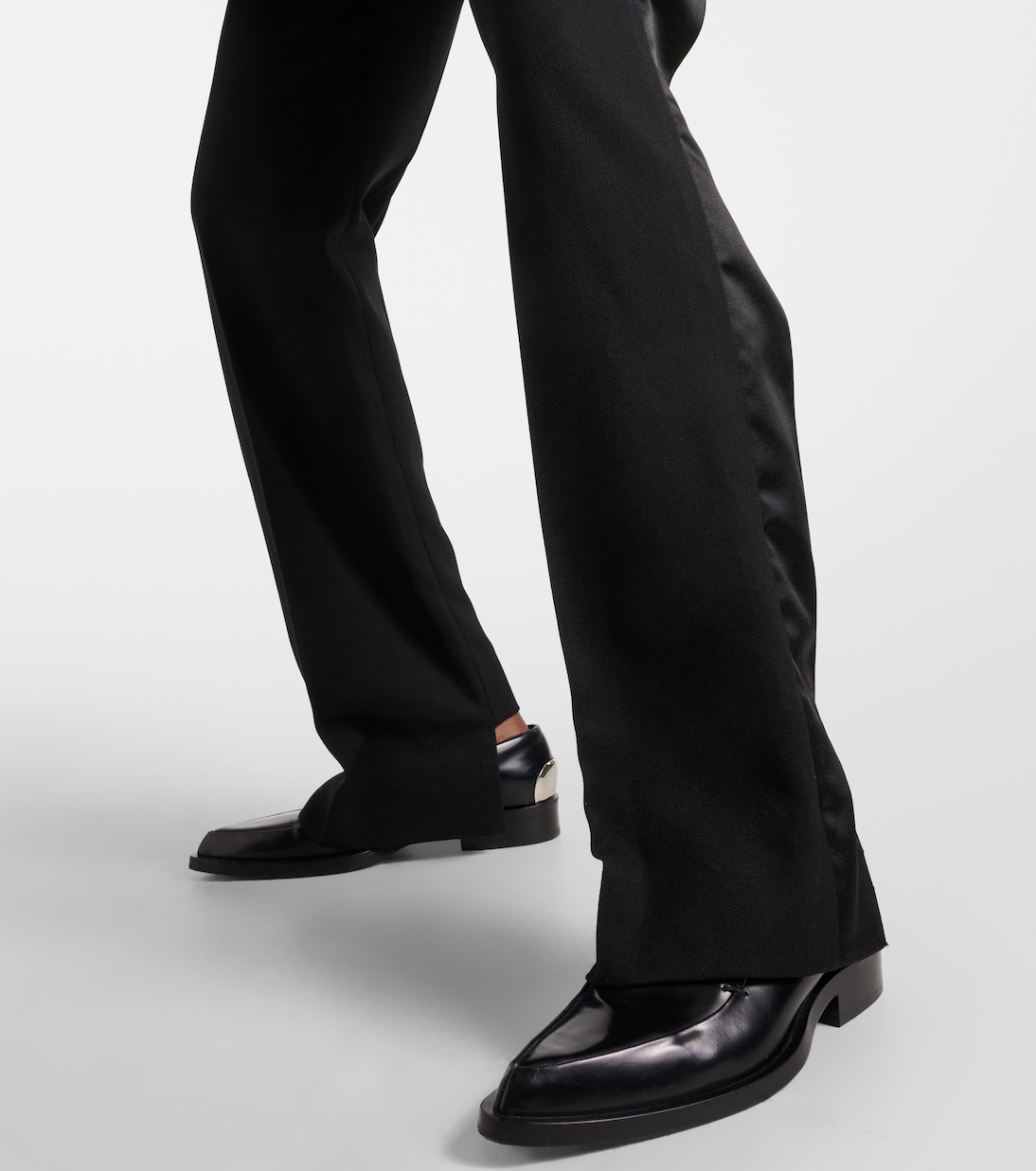 Pantaloni regular in misto lana | Victoria Beckham