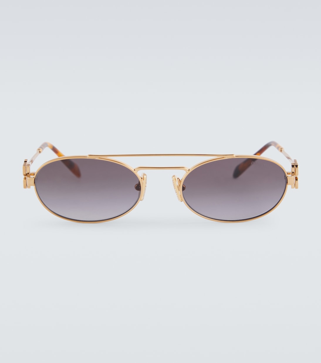 Logo oval sunglasses | Miu Miu
