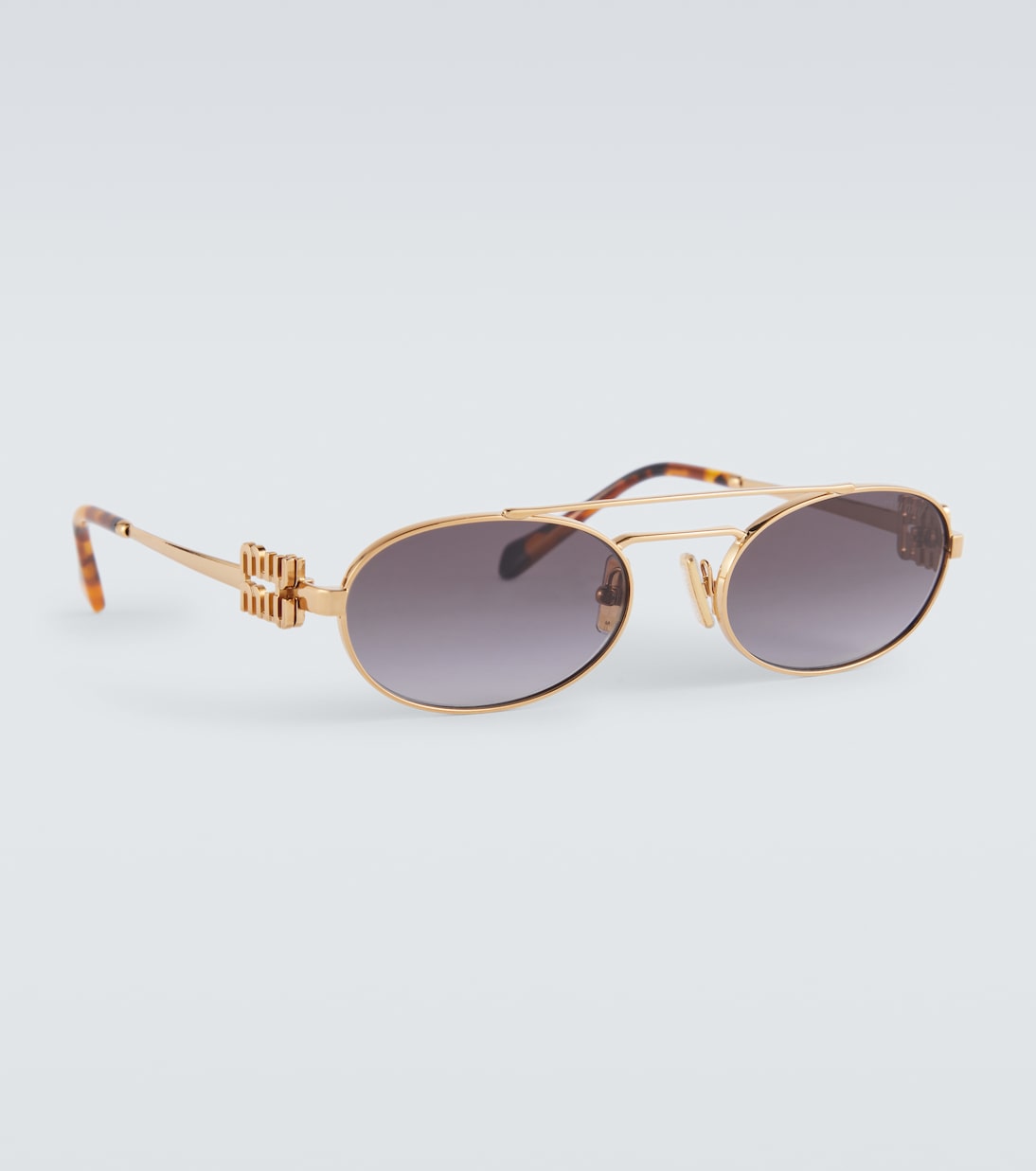 Logo oval sunglasses | Miu Miu