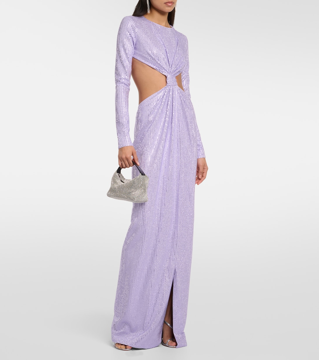 Robe aus Jersey mit Kristallen | Area