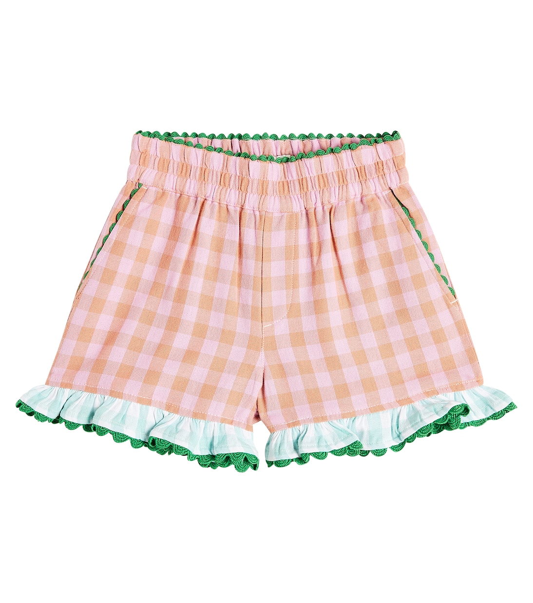 Shorts de algodón a cuadros | Stella McCartney Kids