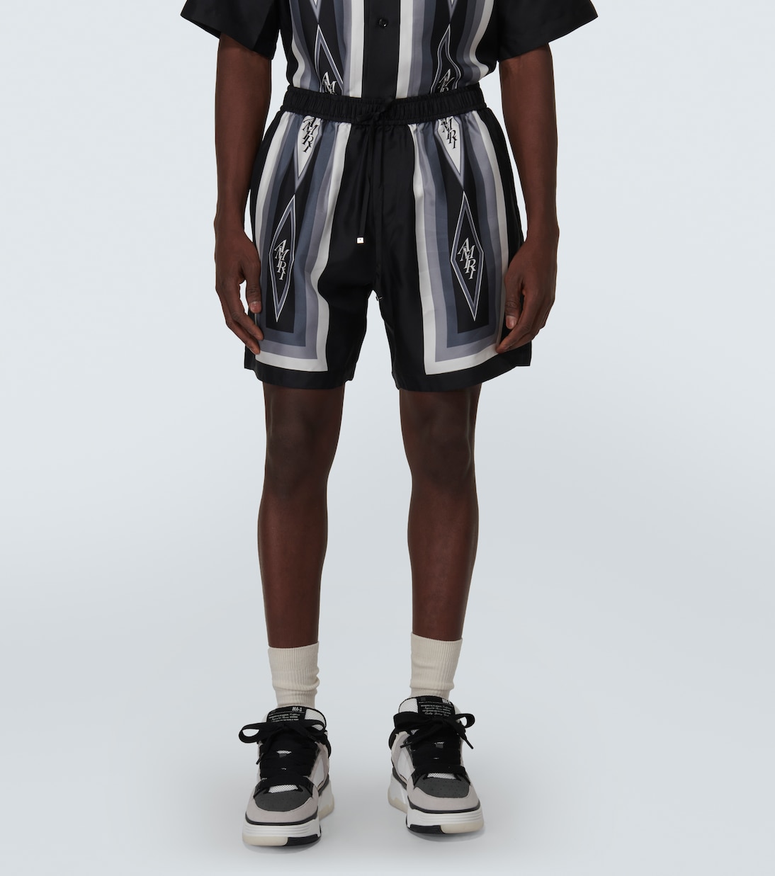 Shorts Diamond aus Seide | Amiri