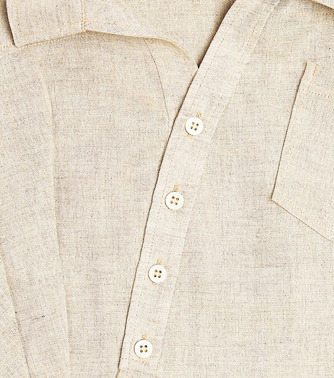 Top La Chemise Mejean de algodón y lino | Jacquemus Enfant
