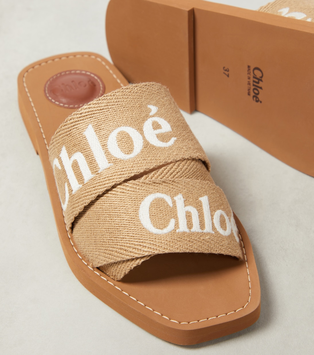 Pantoletten Woody aus Canvas | Chloé