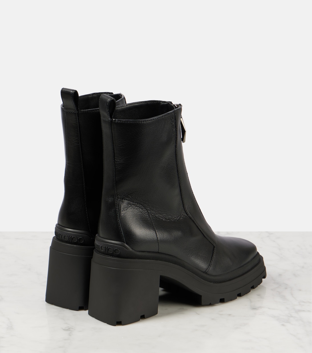 Ankle Boots Eugenie 80 aus Leder | Jimmy Choo