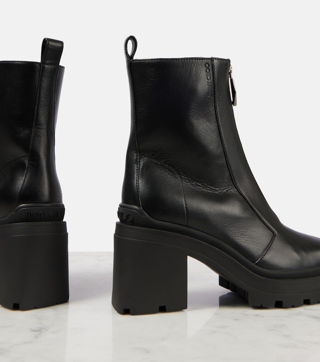 Ankle Boots Eugenie 80 aus Leder | Jimmy Choo