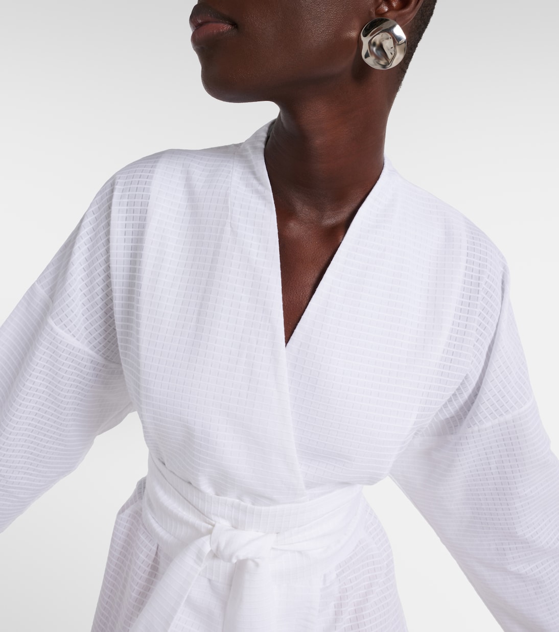 Arya cotton wrap top in white - Tove | Mytheresa