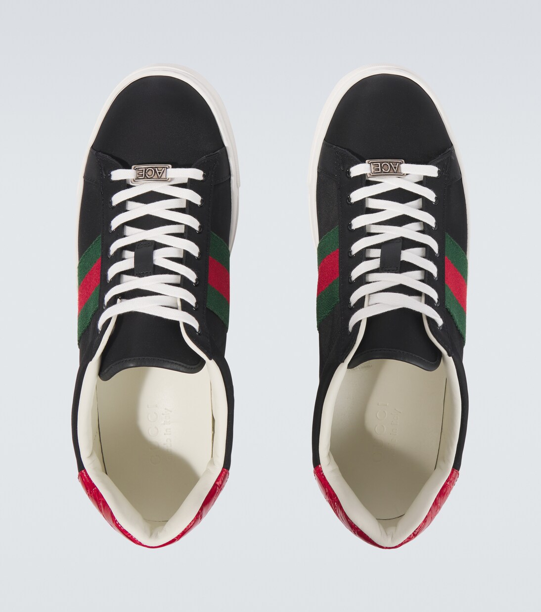 Black leather gucci shoes shop