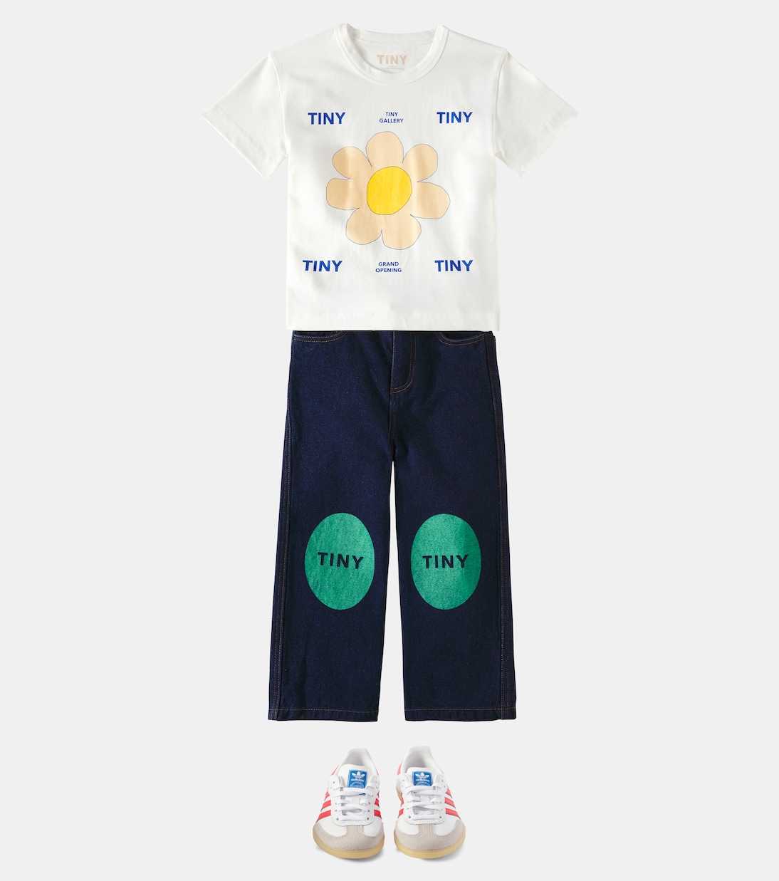 T-shirt Daisy in cotone con stampa | Tinycottons