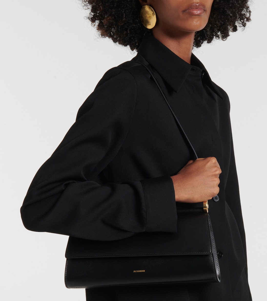 Ghost leather shoulder bag | Jil Sander