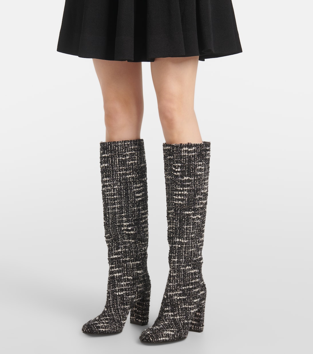 Botas altas de bouclé | Gianvito Rossi