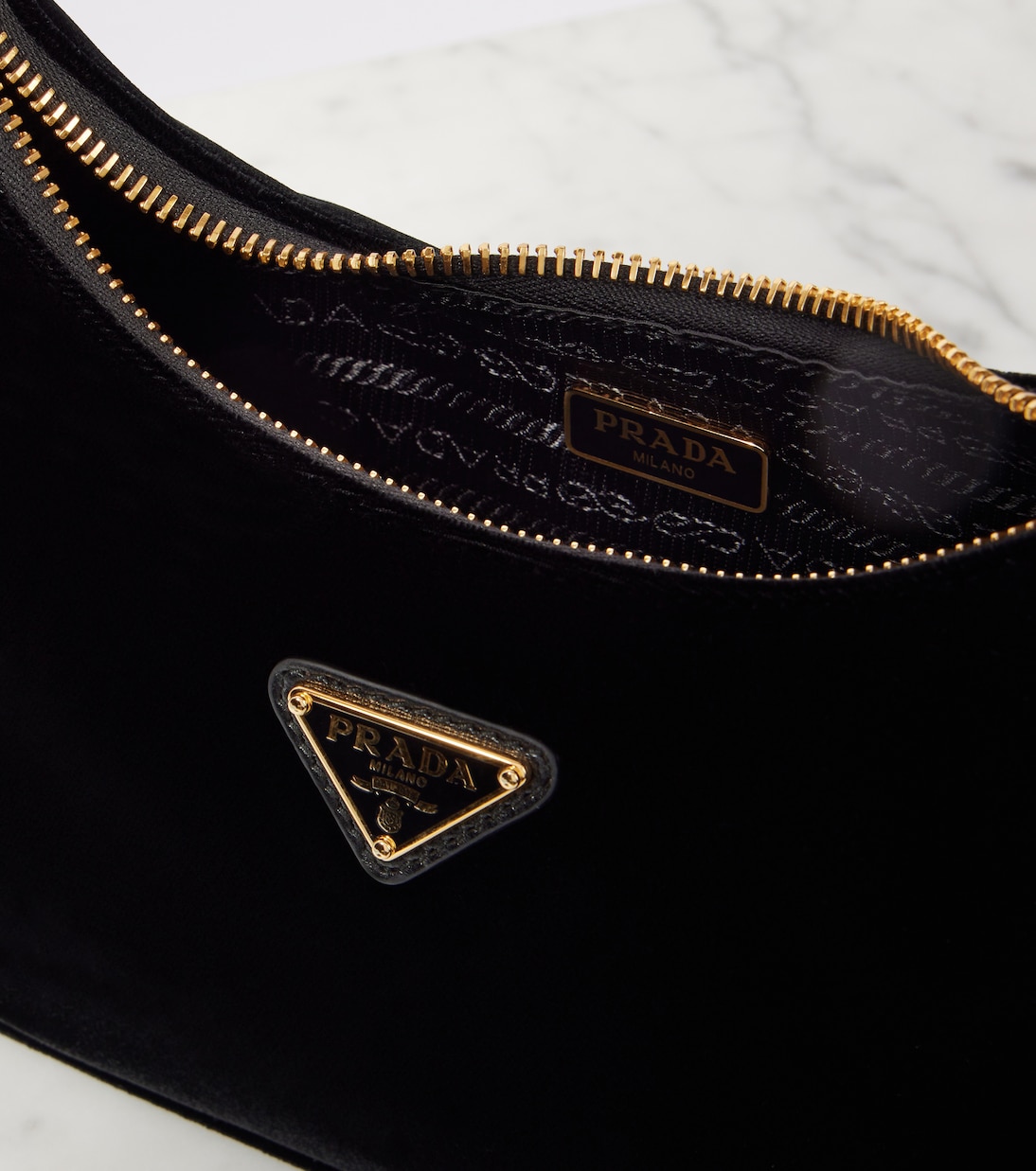 Re-Edition Small embellished shoulder bag | Prada
