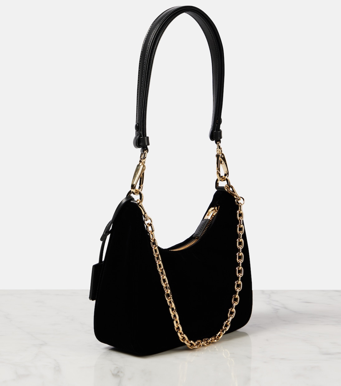 Re-Edition Small embellished shoulder bag | Prada