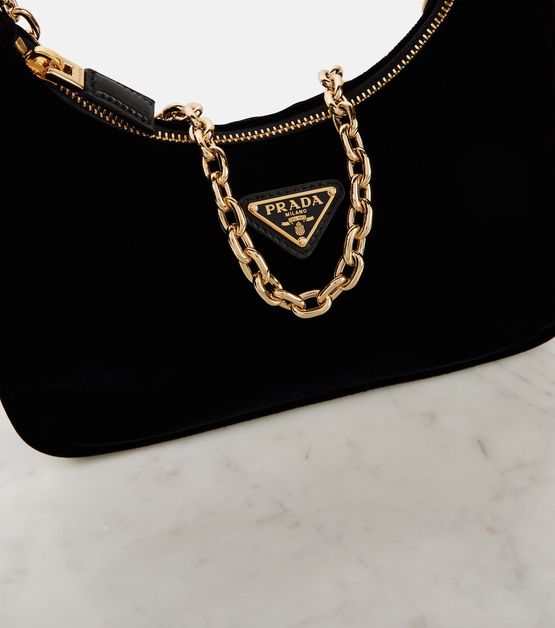 Re-Edition Small embellished shoulder bag | Prada
