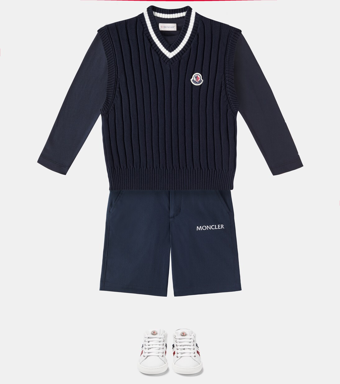 Top en coton à logo | Moncler Enfant