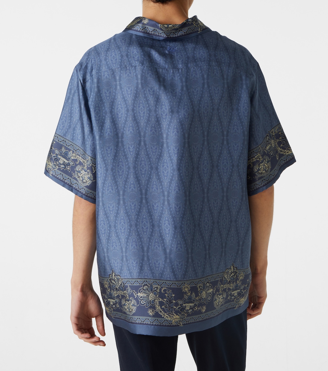 Camicia bowling in seta con stampa | Etro