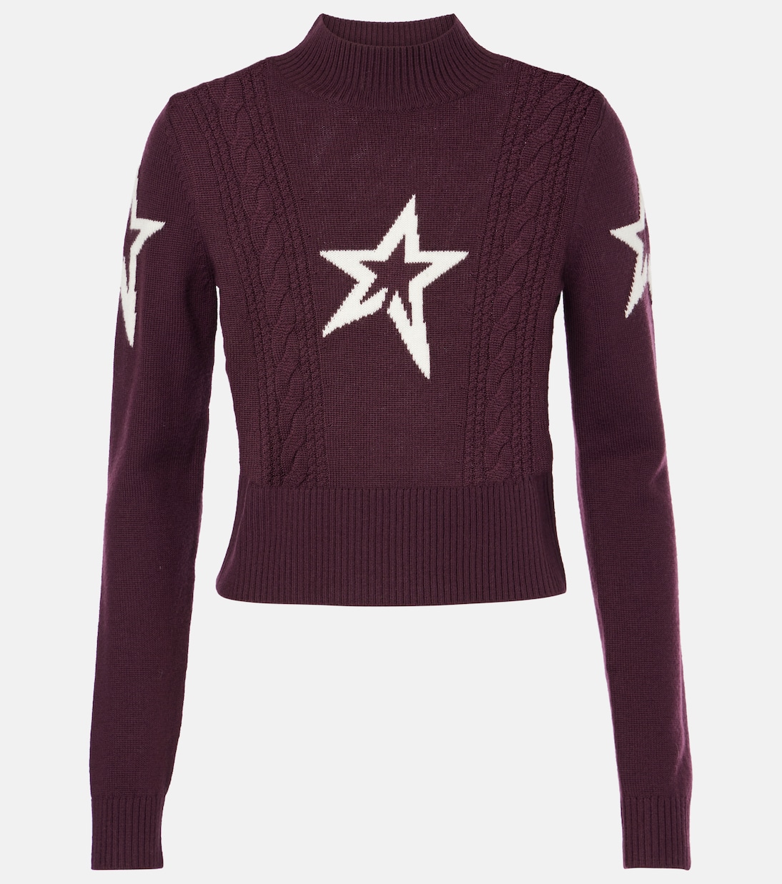Cable-knit wool sweater | Perfect Moment