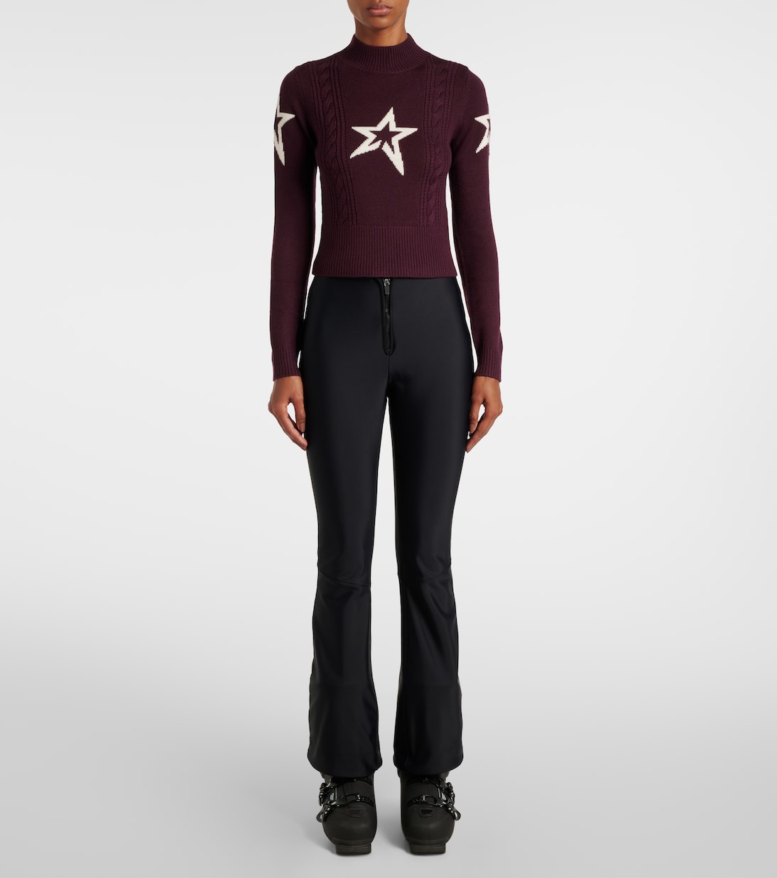 Cable-knit wool sweater | Perfect Moment