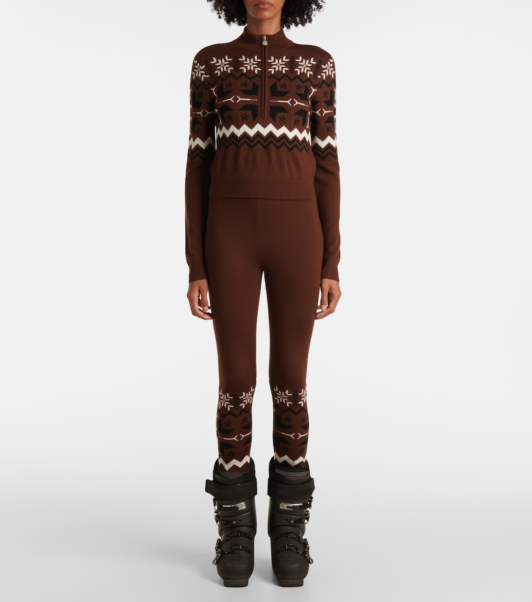 Leggings Nordic in lana a vita alta | Perfect Moment