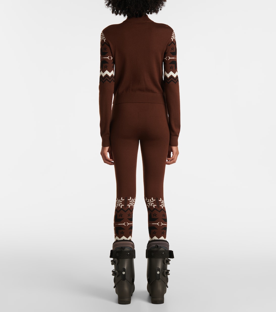 Leggings Nordic in lana a vita alta | Perfect Moment
