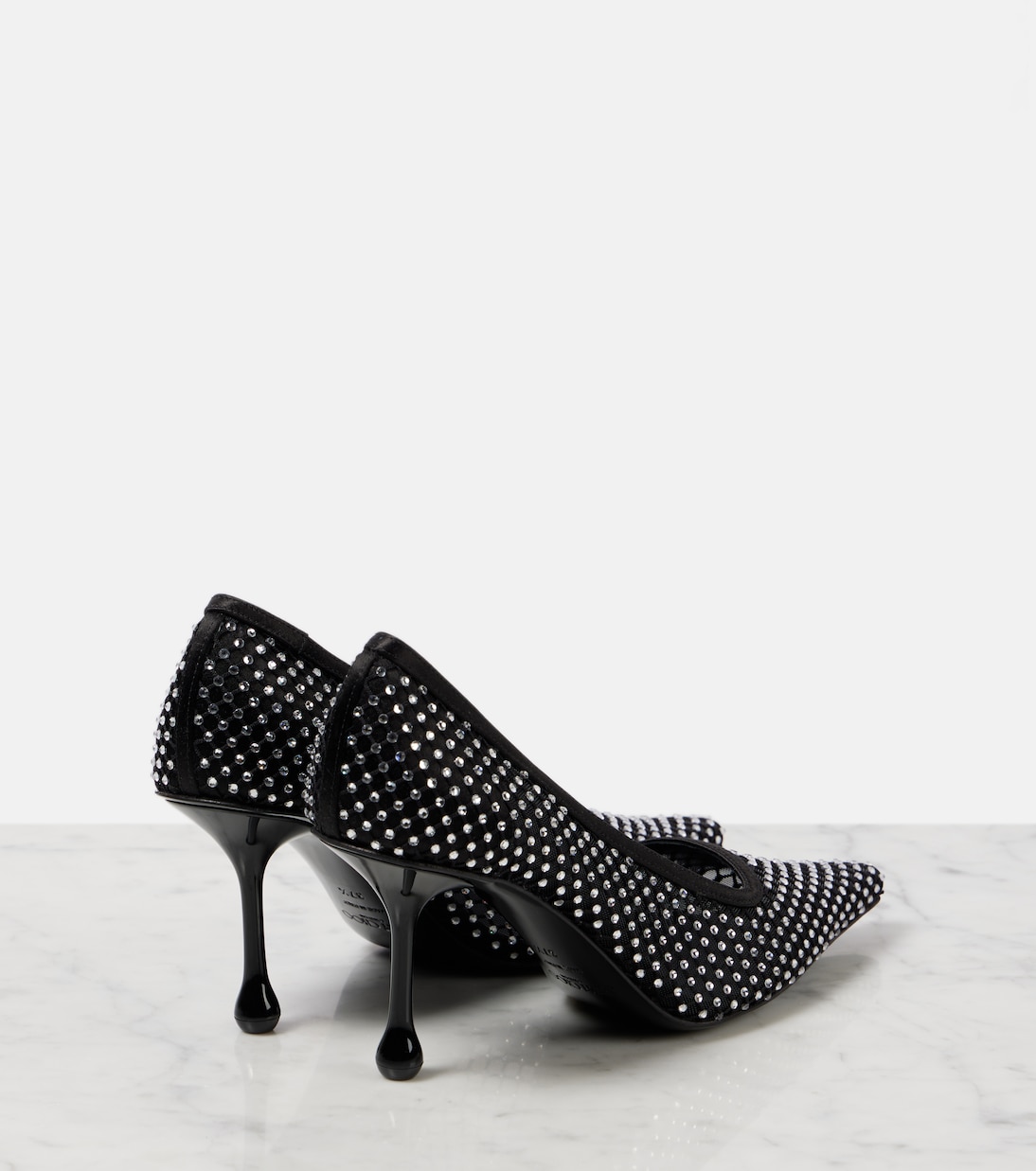 Pumps in mesh con cristalli | Jimmy Choo