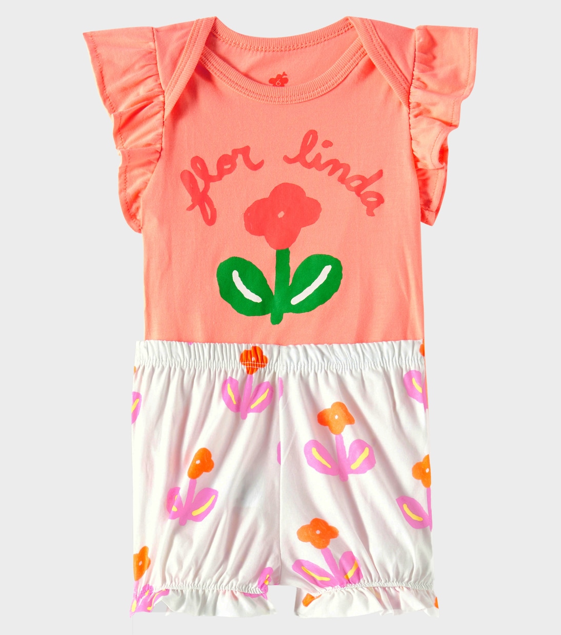 Bébé – Set body et culotte bloomer Mahla en coton | Fábula